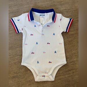 Jacadi NWT polo bodysuit